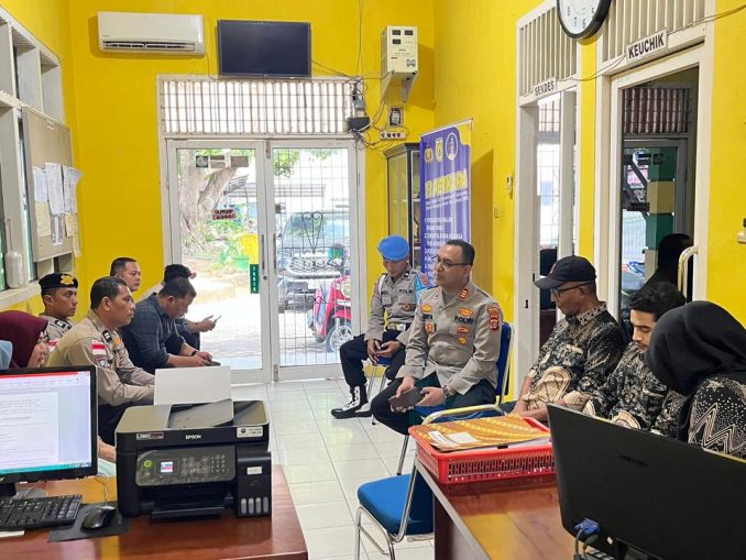 Kunjungan Polsek Ulka